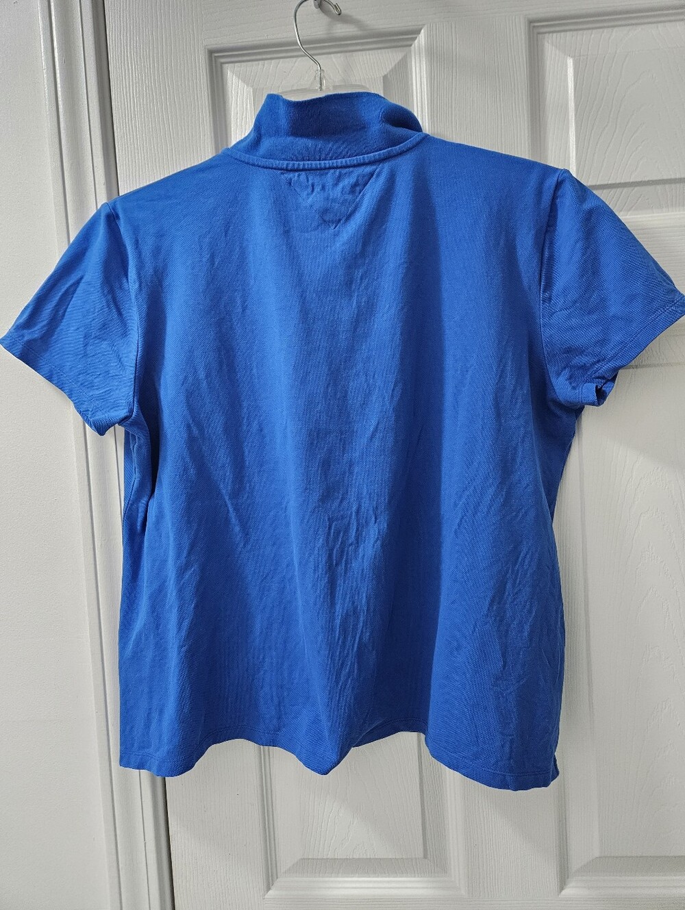 Tommy Hilfiger Bright Blue Short-Sleeve Polo Top XXL - Picture 3 of 3